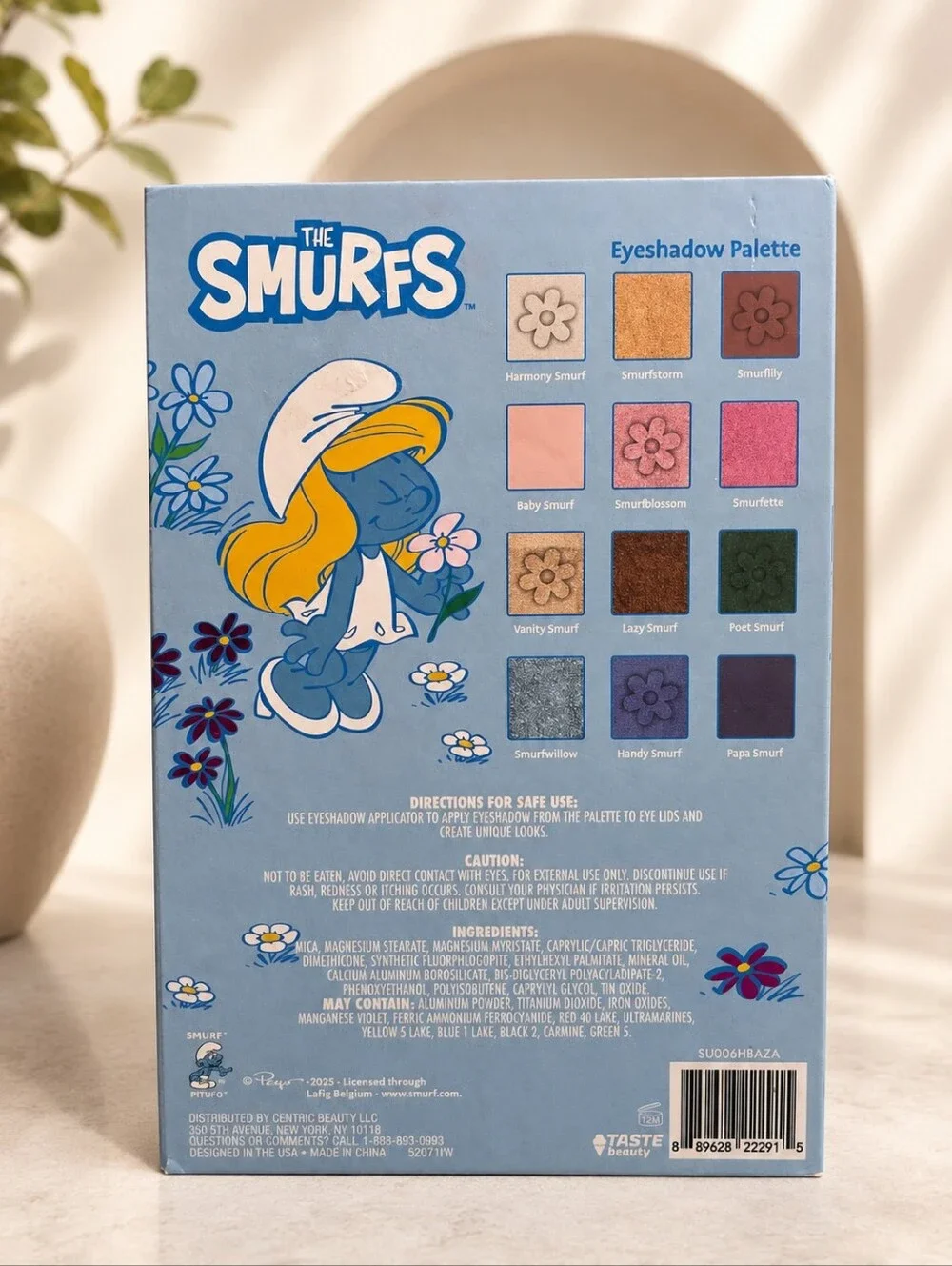 The Smurfs Eyeshadow Palette + NYX Eyeliner Bundle NWT